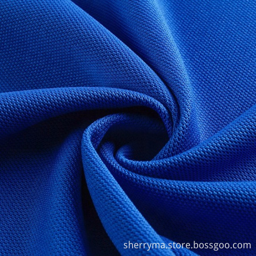 Knitted poly dty brushed 100% polyester Interlock fabric